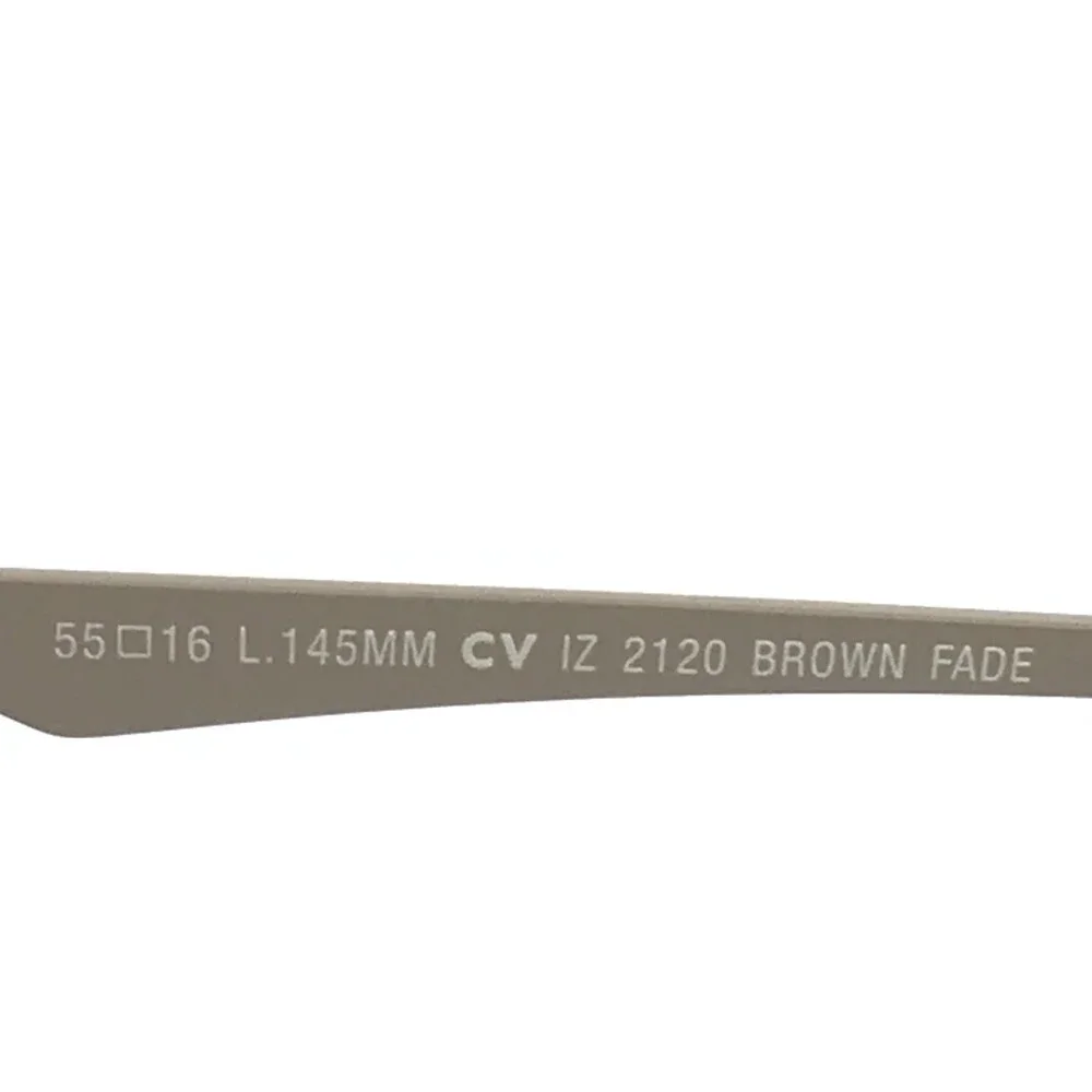 IZOD Eyeglasses Frames IZ2120 BROWN FADE Gray Rectangle Full Rim 55-16-145